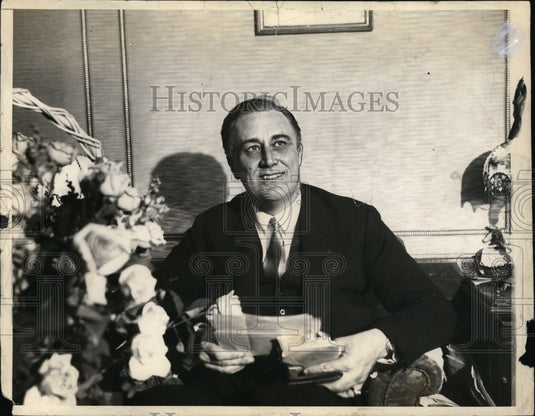 1931 Press Photo Governor Franklin Roosevelt of New York going to Paris France - Historic Images