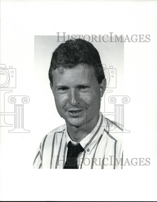 1989 Press Photo New Employee, William Lasby. - cvb06491 - Historic Images