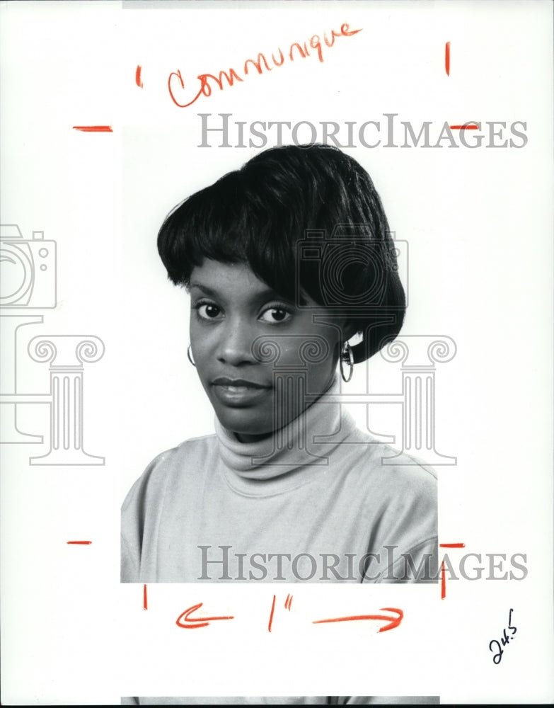 1992 Press Photo Employee Felesia D. McDonald. - cvb06523 - Historic Images