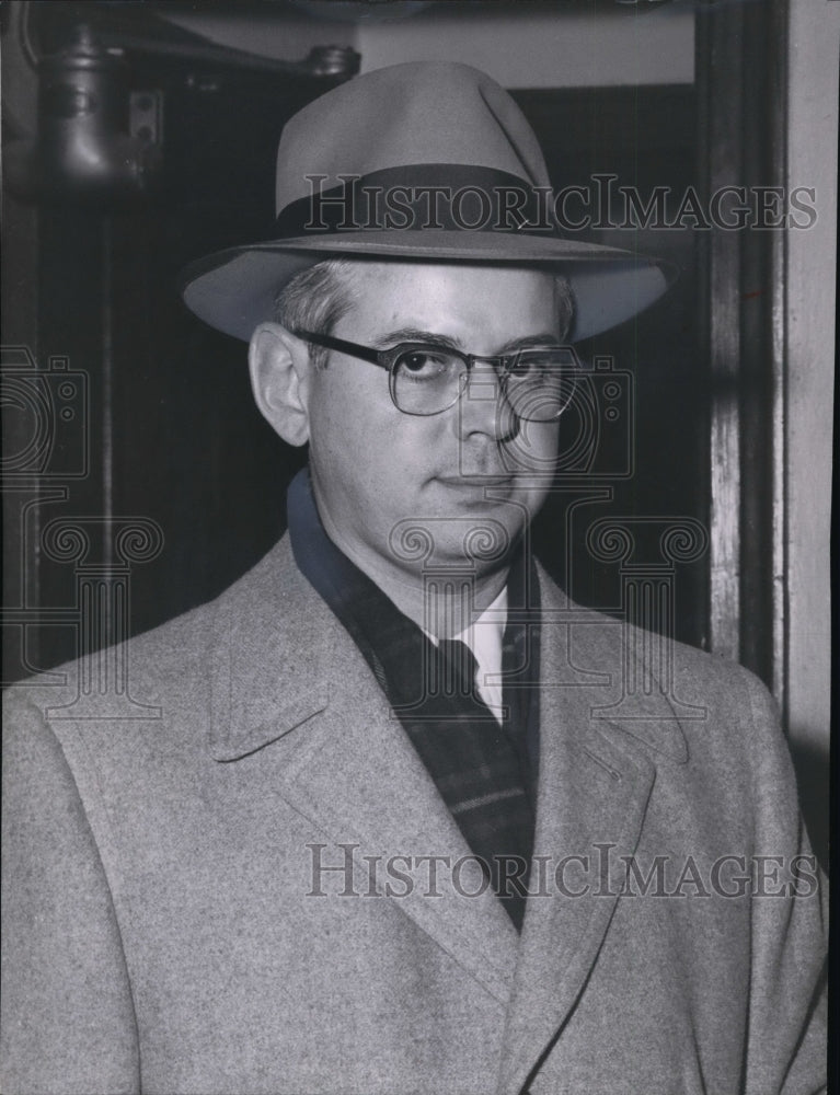 1954 Press Photo Dr. Steve Stephen Sheppard in Dr. Samuel Sheppard Murder Case-Historic Images