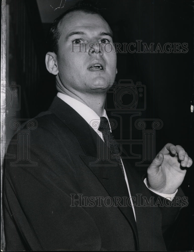 1954 Press Photo Dr. Samuel Sheppard Accused of Murdering Wife, Marilyn - Historic Images