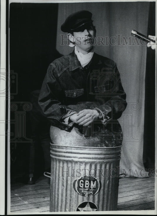 1969, Prince Charles in "Revolution" signing at Cambridge University. - Historic Images