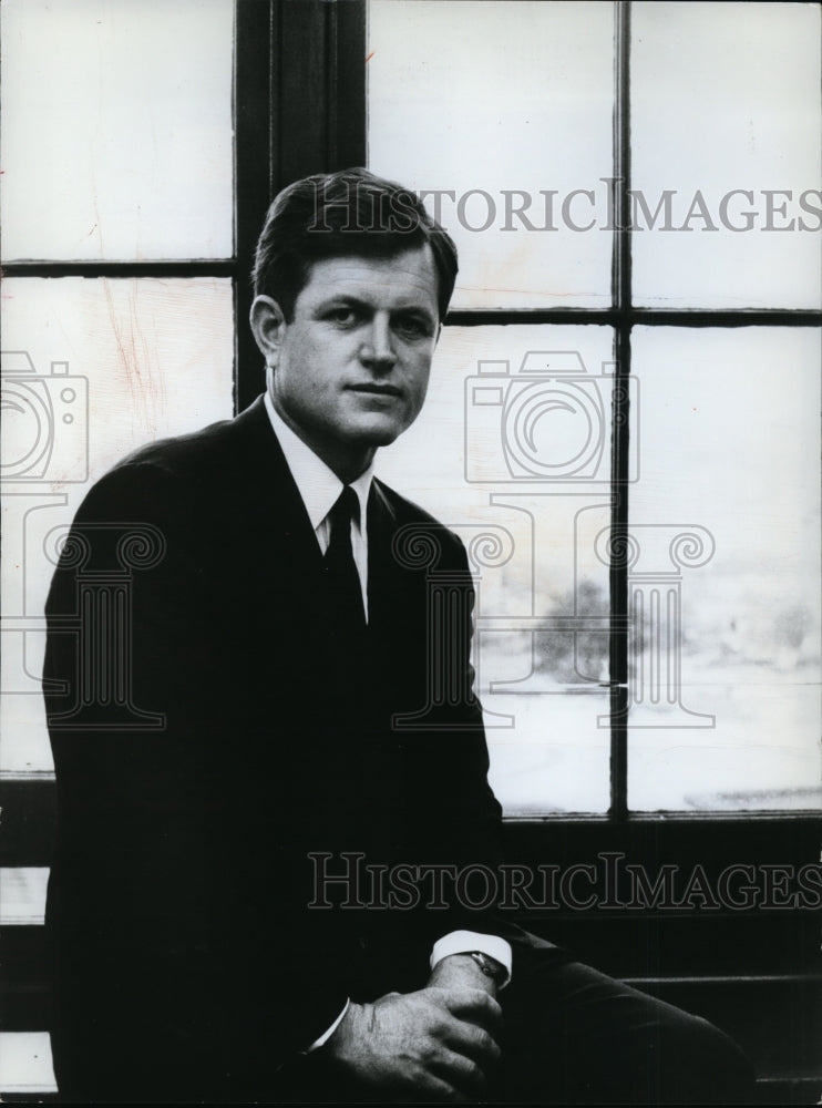 1968 Senator Edward M. Kennedy author of Decisions For A Decade.-Historic Images