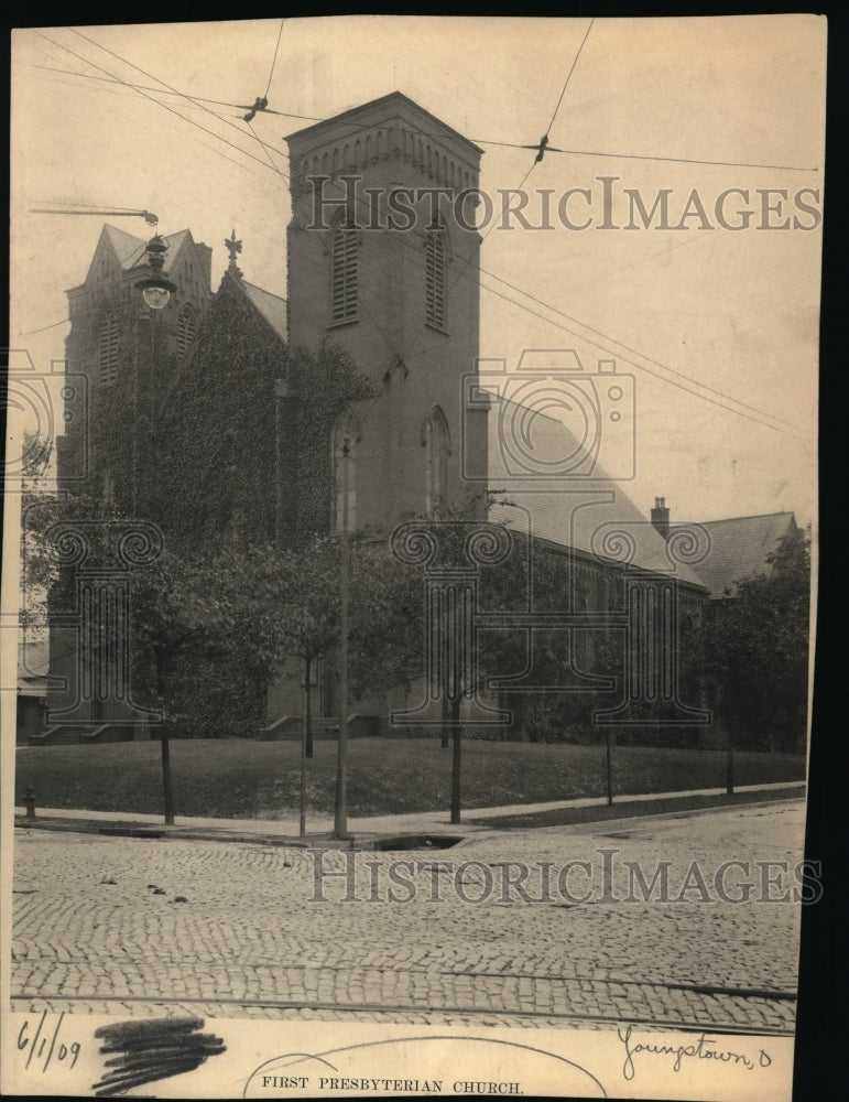 1909, First Presbyterian Church, Youngstown, Ohio. - cvb07068 - Historic Images