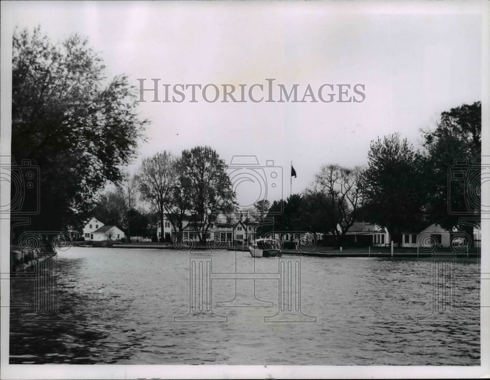 1961 Press Photo Vermilion Lagoons in Vermilion Ohio a popular stop for visitors - Historic Images