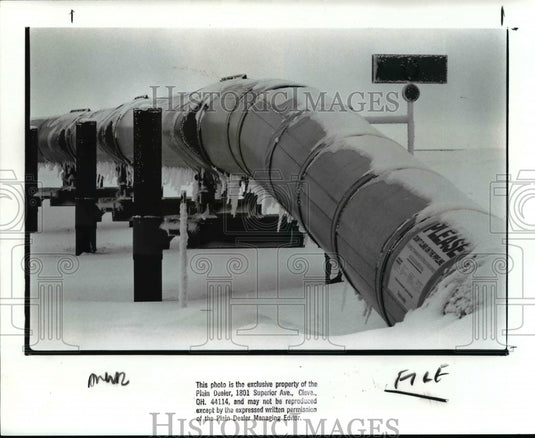 1988, Alaska pipeline - cvb07333 - Historic Images