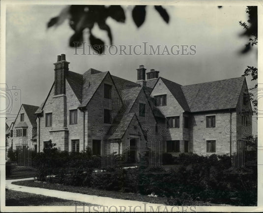 1936, One of the new house built for the University of Toledo (Ohio) - Historic Images
