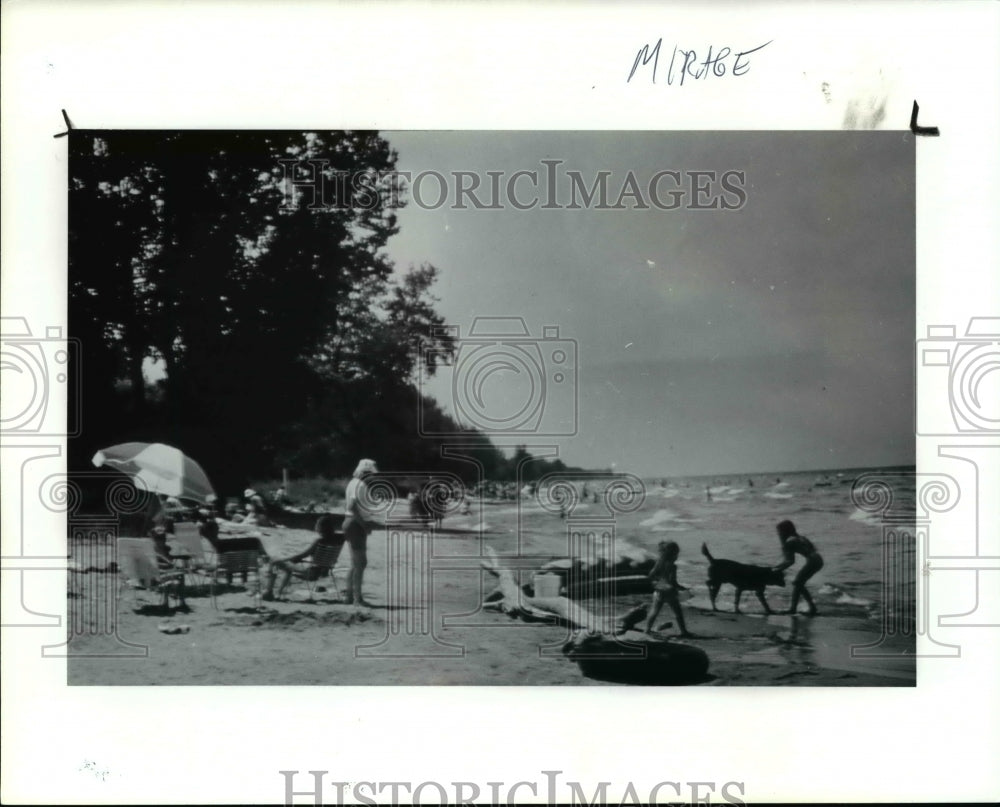 1991 Press Photo Rondeau Beach-Canada - cvb07441 - Historic Images