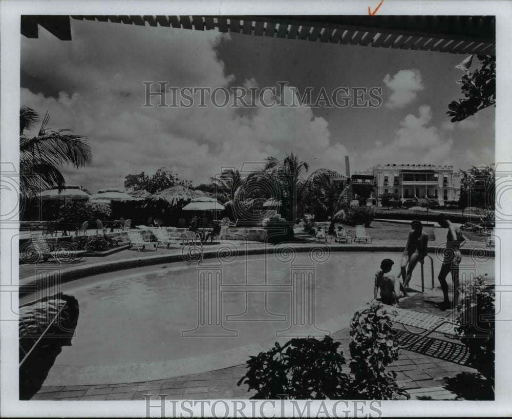 1973 Press Photo Sam Lord&#39;s Castle, Barbados - cvb07444 - Historic Images