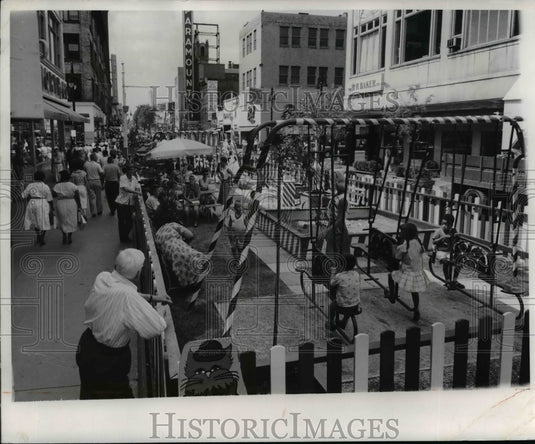 1959 Press Photo Toledo Mall, at Toledo, Ohio. - cvb07513 - Historic Images