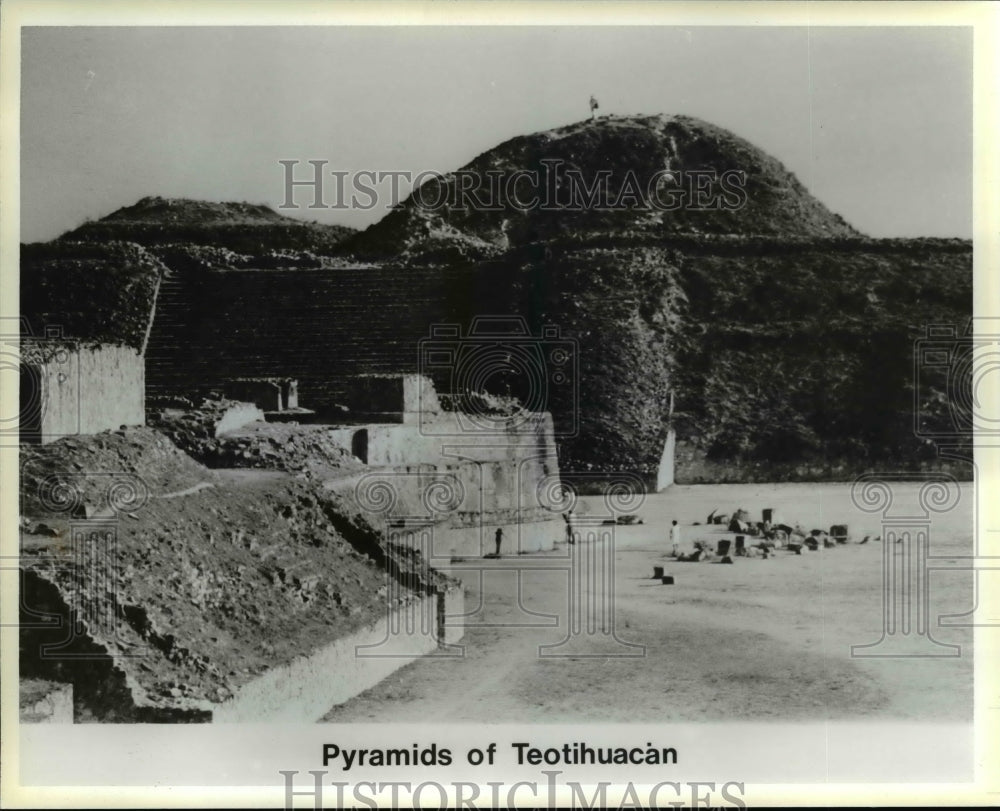 1986 Press Photo Pyramids of Teotihuacan, Mexico. - cvb07525 - Historic Images