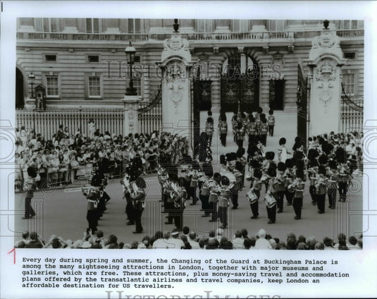 1943, The Changing of the Guard at Buckingham Palace, London - Historic Images