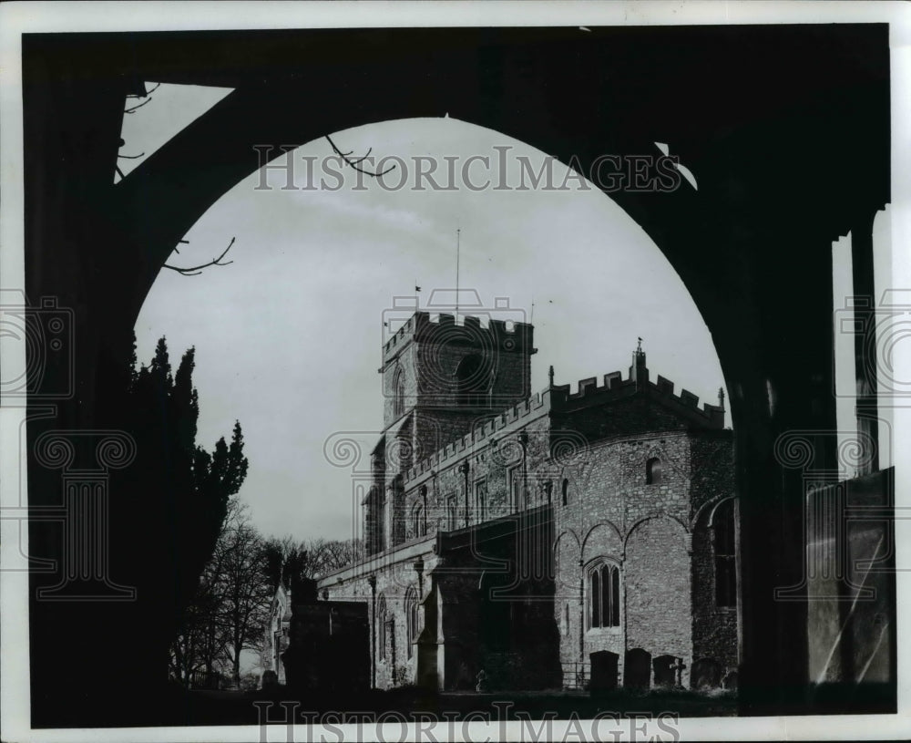 1979 Press Photo Wing Church, Buckinghamshire, a Saxon church - cvb07597 - Historic Images