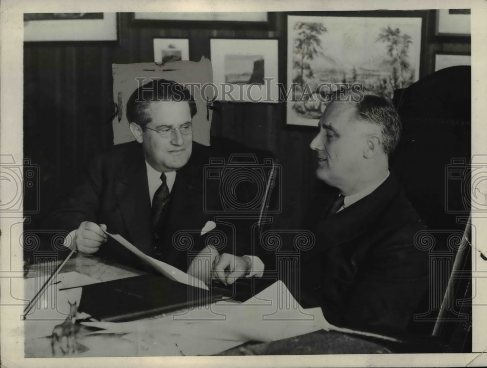 1932, High Court bench Samuel Rosenman by Franklin Roosevelt - Historic Images