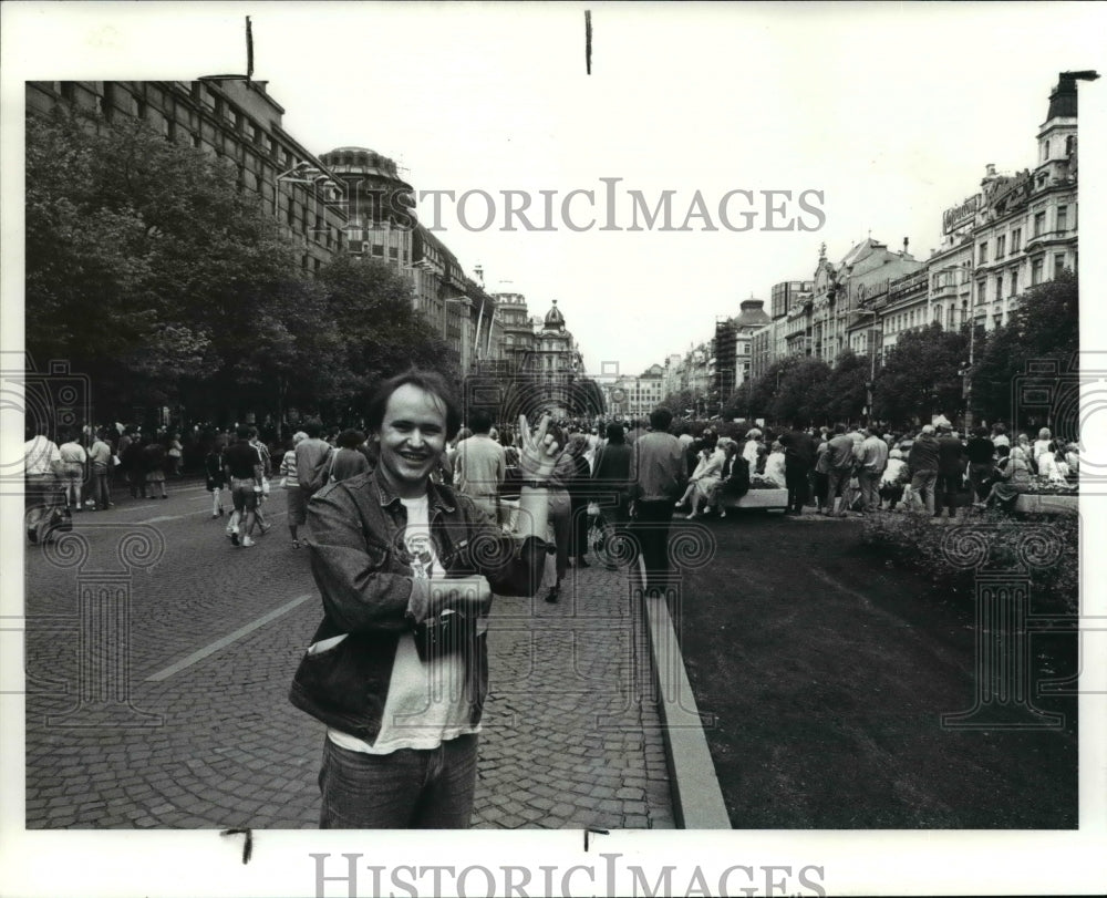 1990 Press Photo Prague, Czechoslovakia. - cvb07917 - Historic Images