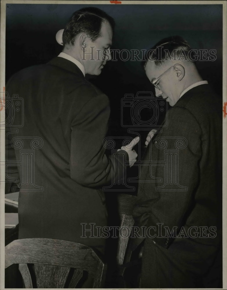1954, Dr. Sam Sheppard and Wm. Corrigan Jr. - cvb08052 - Historic Images