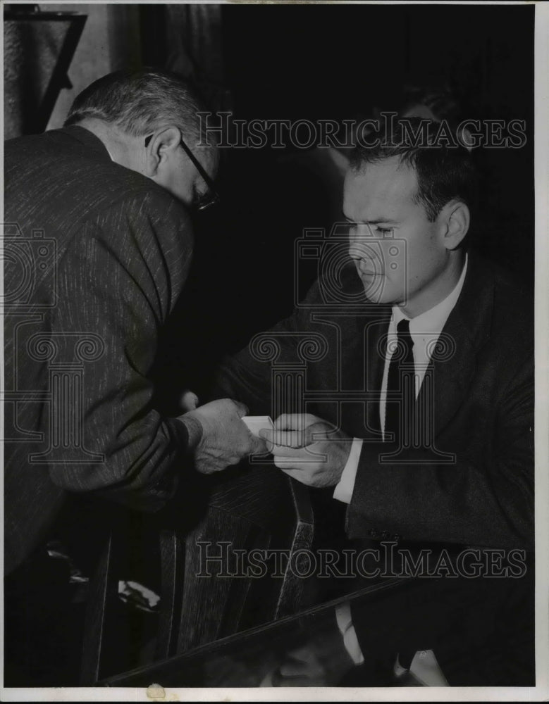 1954, Dr. Sam Sheppard with Attorney Fred Gormone - cvb08054 - Historic Images