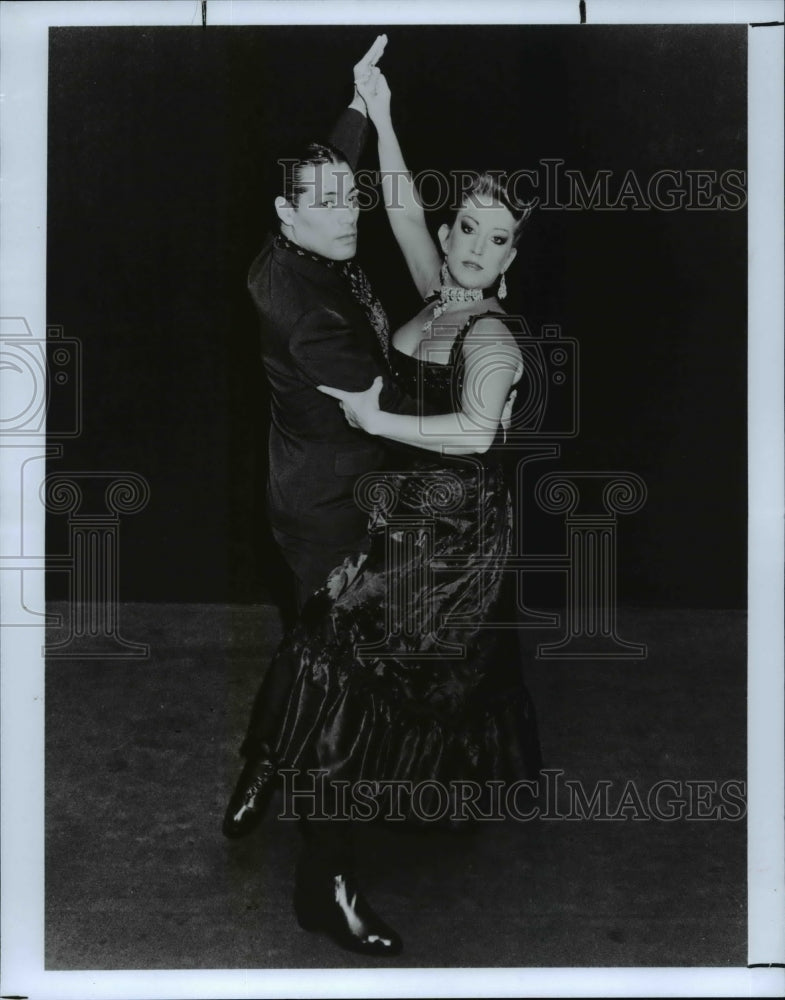 1988 Press Photo Tango Argentino dancers-Monica &amp; Luciano - cvb08113 - Historic Images