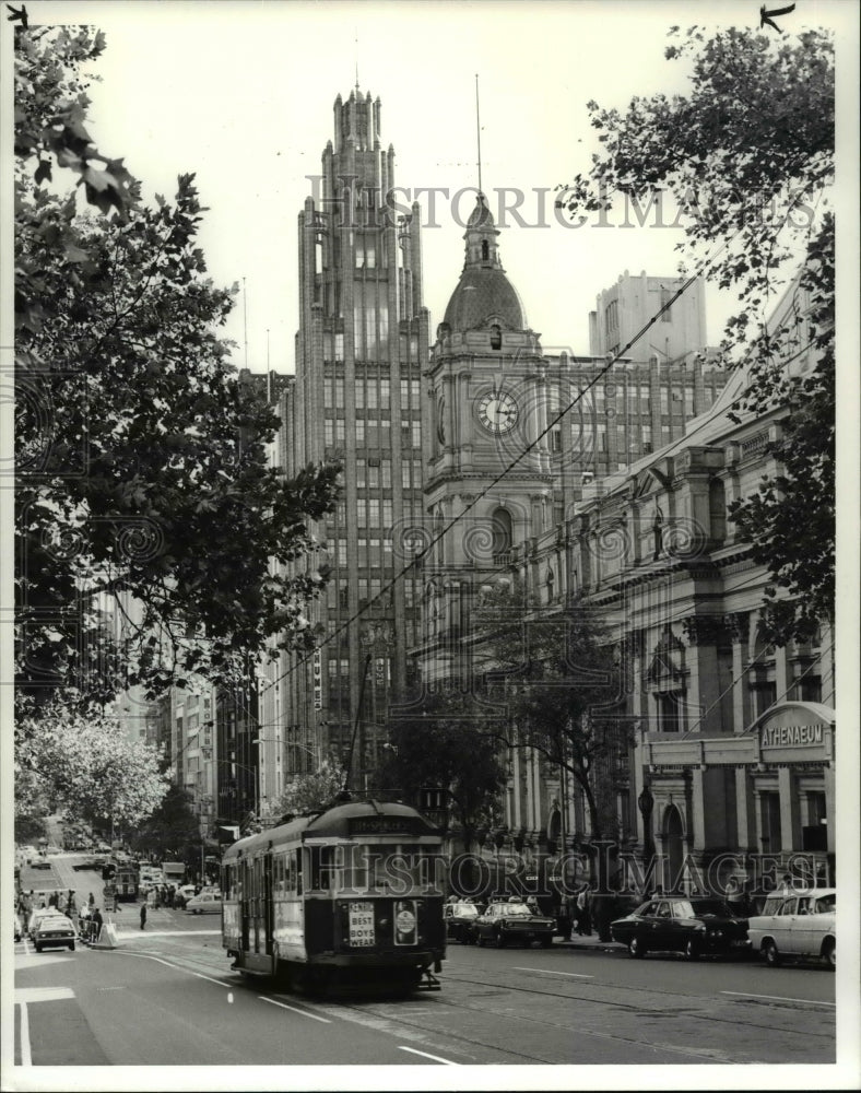 1986 Press Photo Collin Street, Melbourne - cvb08124 - Historic Images