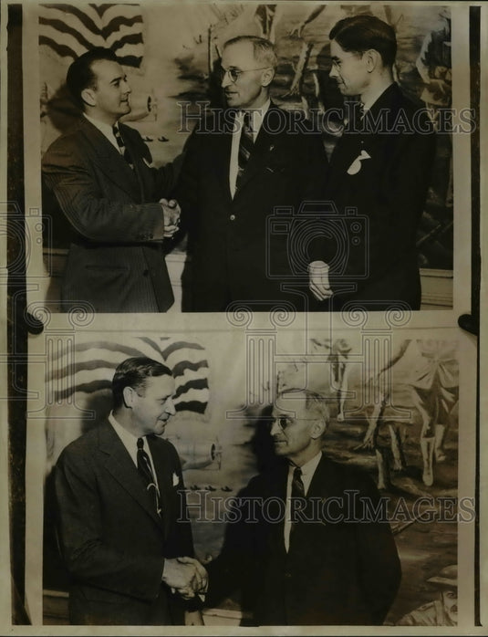 1945 Press Photo President Harry Truman - cvb08133 - Historic Images