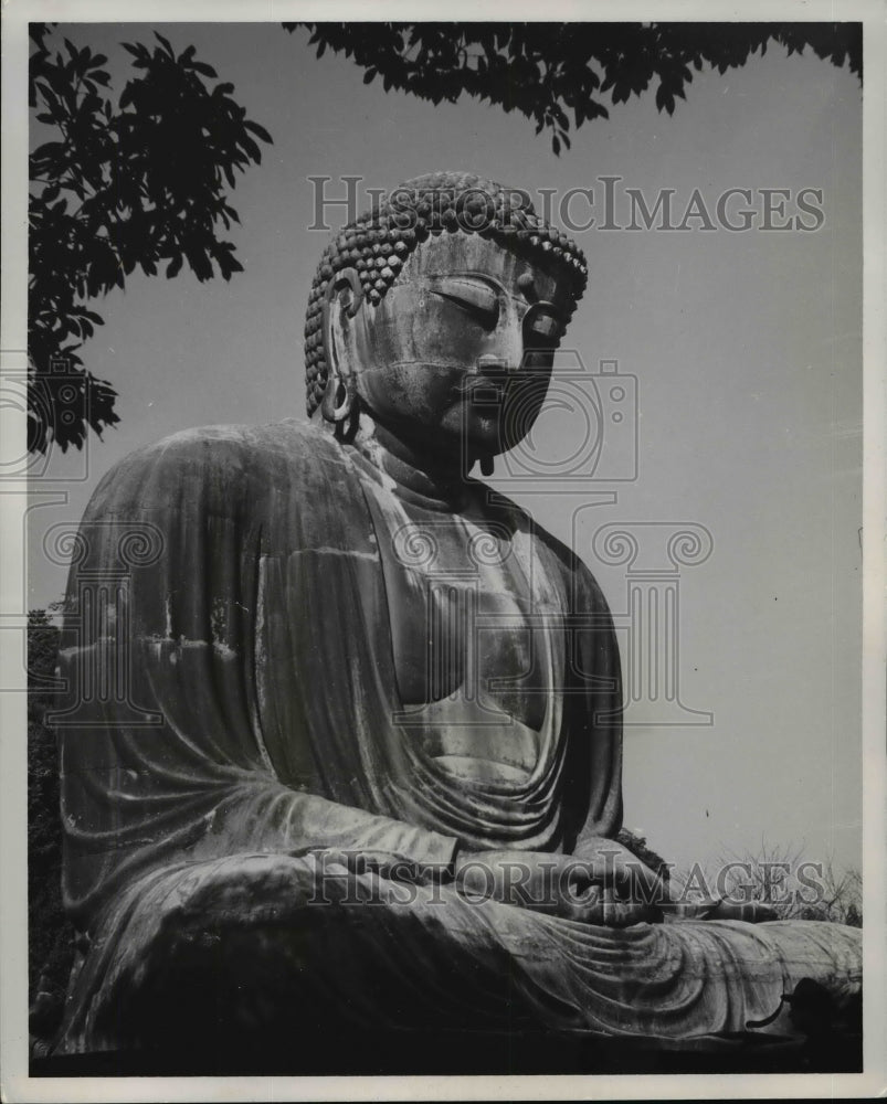 Press Photo Kamakura Daibutsu in Japan - cvb08166 - Historic Images