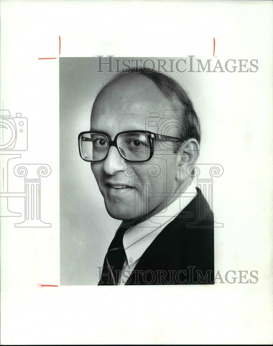 1985 Press Photo Bob Roberts, Sports employer - cvb08175 - Historic Images