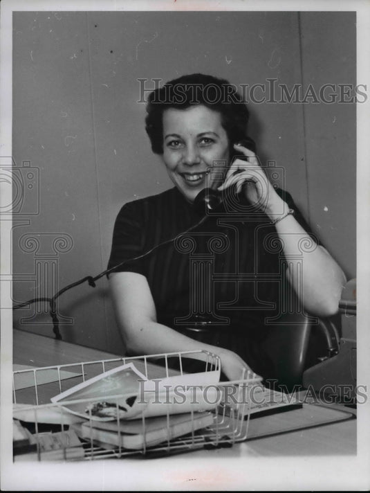 1961 Mary Strassmeyer-Forest City Publishing Company employee-Historic Images