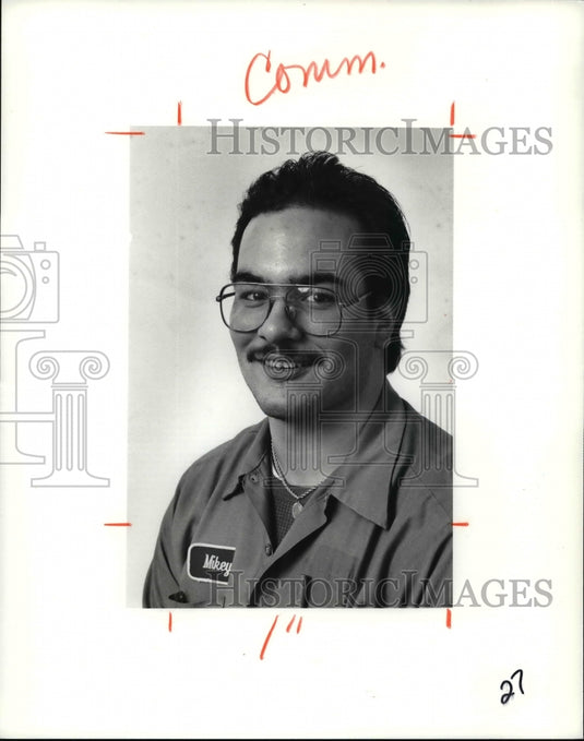 1990 Press Photo Mike Mitrovich - cvb08306 - Historic Images