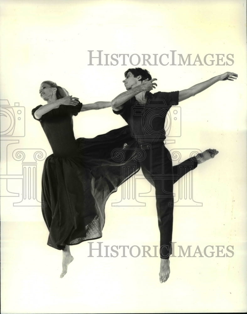 1978, Kay Clark and Thom Scalise-dancers - cvb08458 - Historic Images