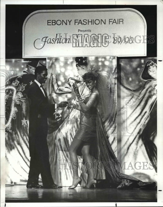 1989 Press Photo Ebony Fashion Fair - cvb08514 - Historic Images