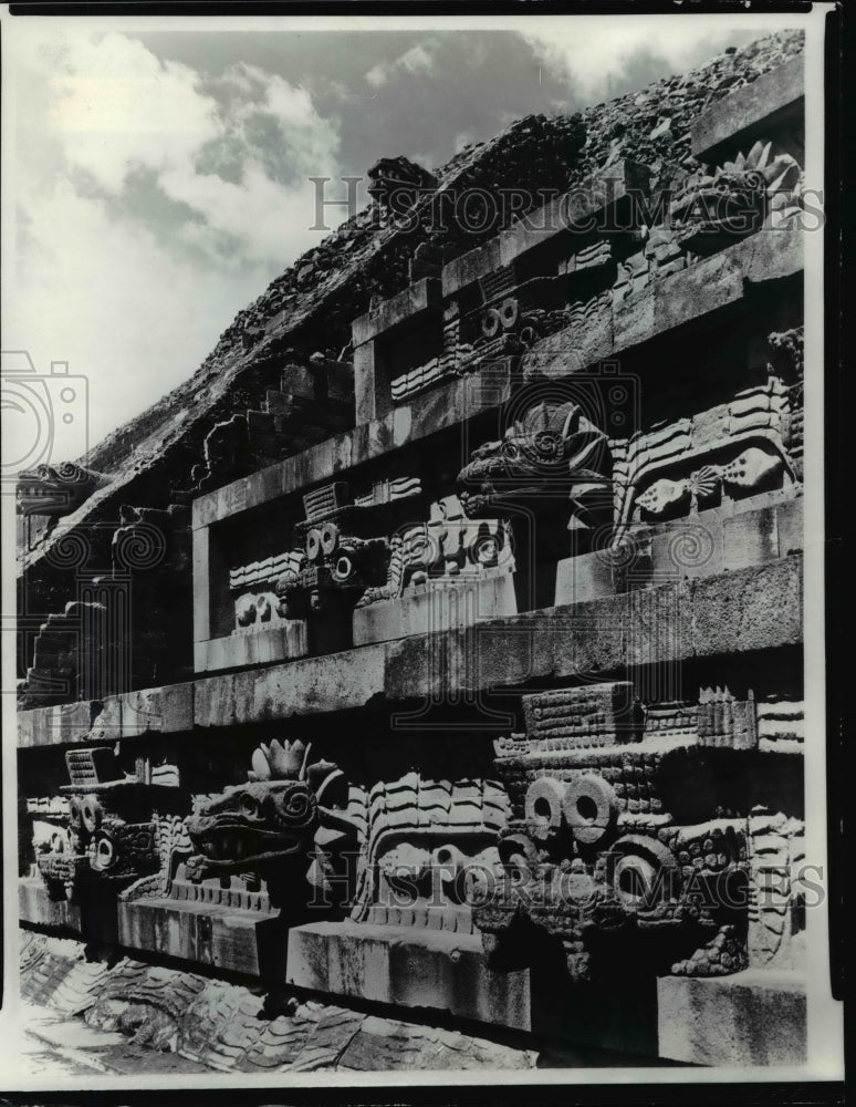 1986 Press Photo Temple of Quetzalcoatl - cvb08603 - Historic Images