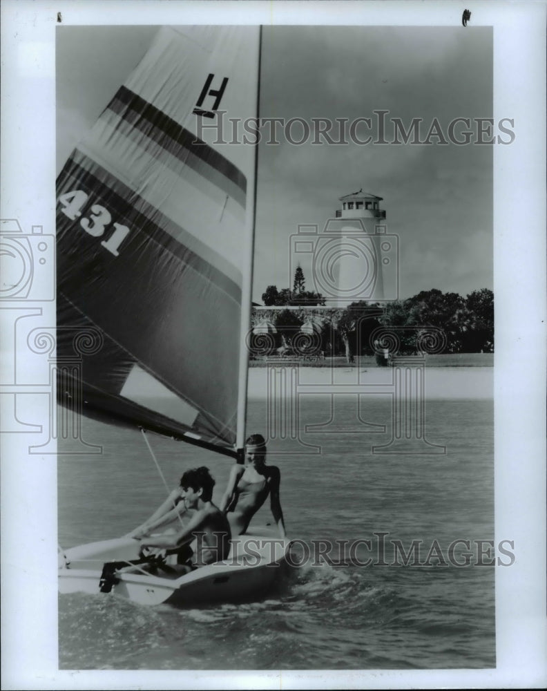 1986 Press Photo Grand Bahama Island - cvb08615 - Historic Images