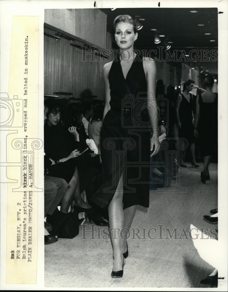 1982 Press Photo Ralph Lauren&#39;s - cvb08706 - Historic Images