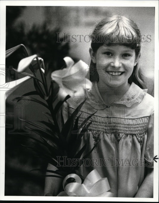 1983, Children's Easter Fashion taken at Beck Center in Lakewood - Historic Images
