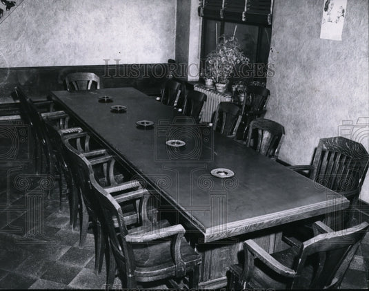 1954 Press Photo Jury Room - cvb08803- Historic Images