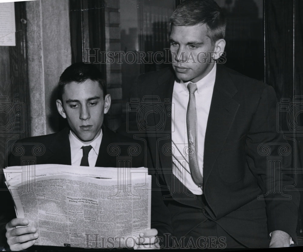 1954, Bill Halenkank and Matt Clark - cvb08817 - Historic Images