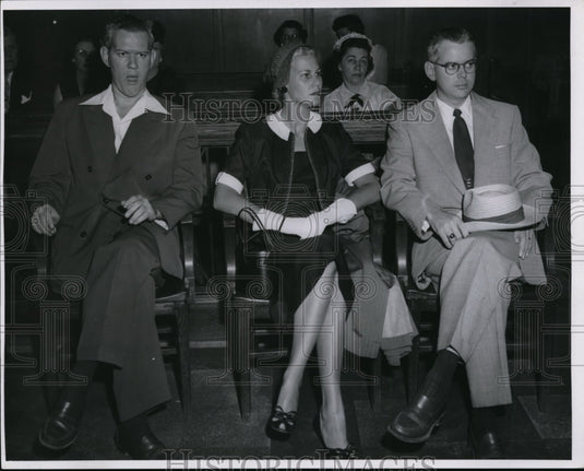 1954 Press PhotoL-R; Dr. Richard N. Sheppard, Mrs. Betty Sheppard & Dr. Sheppard - Historic Images