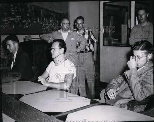1954 Press Photo L-R; Weygandt, Sheppard and Drenkart - cvb08868-Historic Images