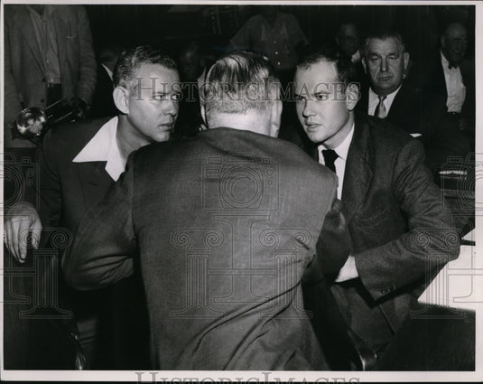 1954, Dr Richard N Sheppard, Arthur Petersilge, Dr Sam Sheppard - Historic Images