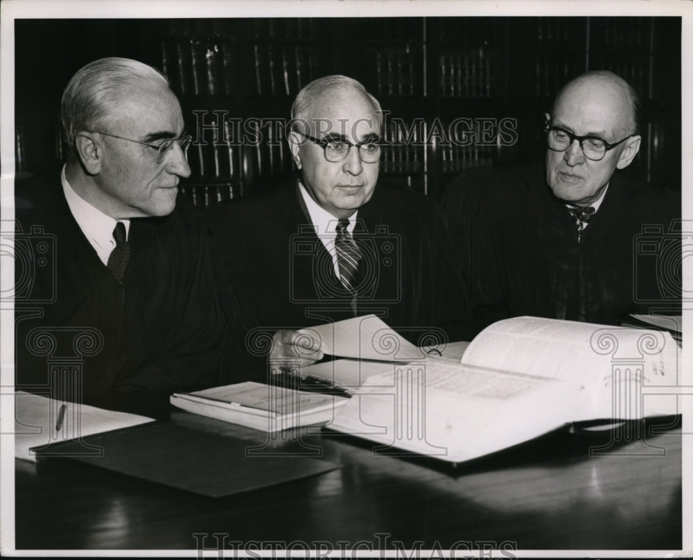 1955, Judges Julius M Kovachy, Joy Seth Hurd & Lee E Skeel - Historic Images