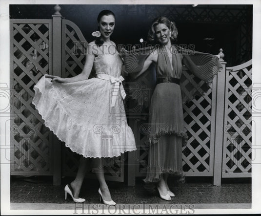 1981 Press Photo Spring Fashion for 1981. - cvb08942 - Historic Images