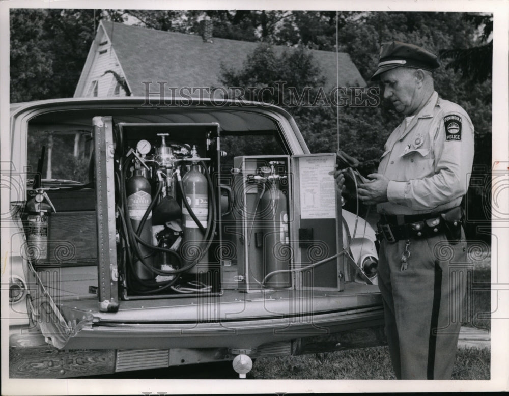 1963 Captain Milton Decker-Peninsula Ohio police-Historic Images