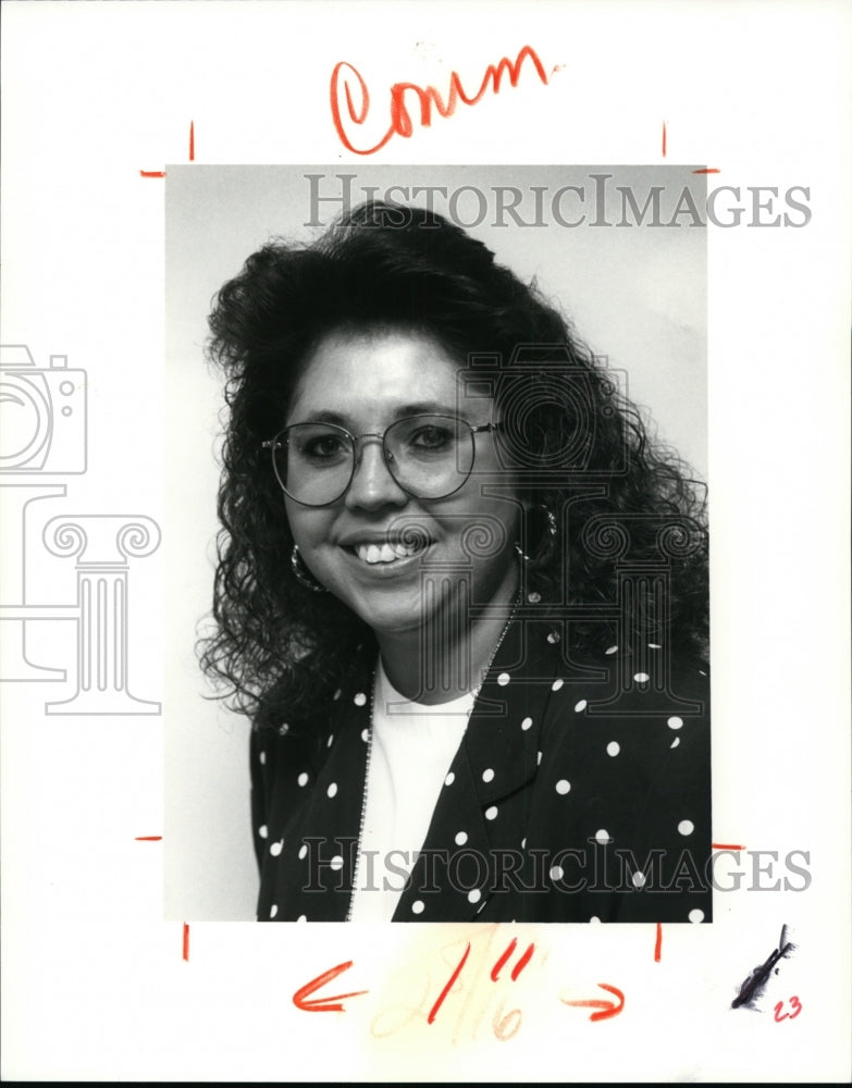 1993 Press Photo Ruth Elom, classified advt. department - cvb09484 - Historic Images