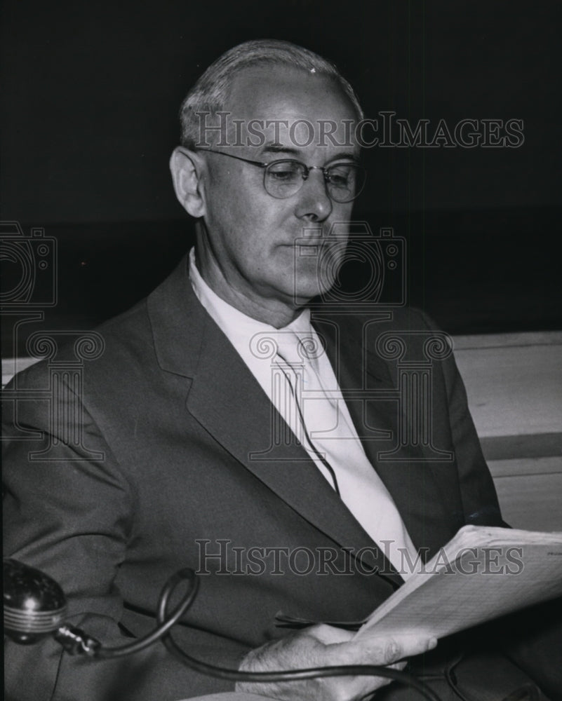 1954 Press Photo Dr. Richard A Lease - cvb09580 - Historic Images