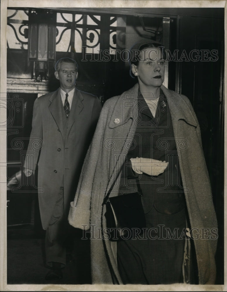 1954 Press Photo Dr. and Mrs. Richard Sheppard-murder trial witnesses - Historic Images