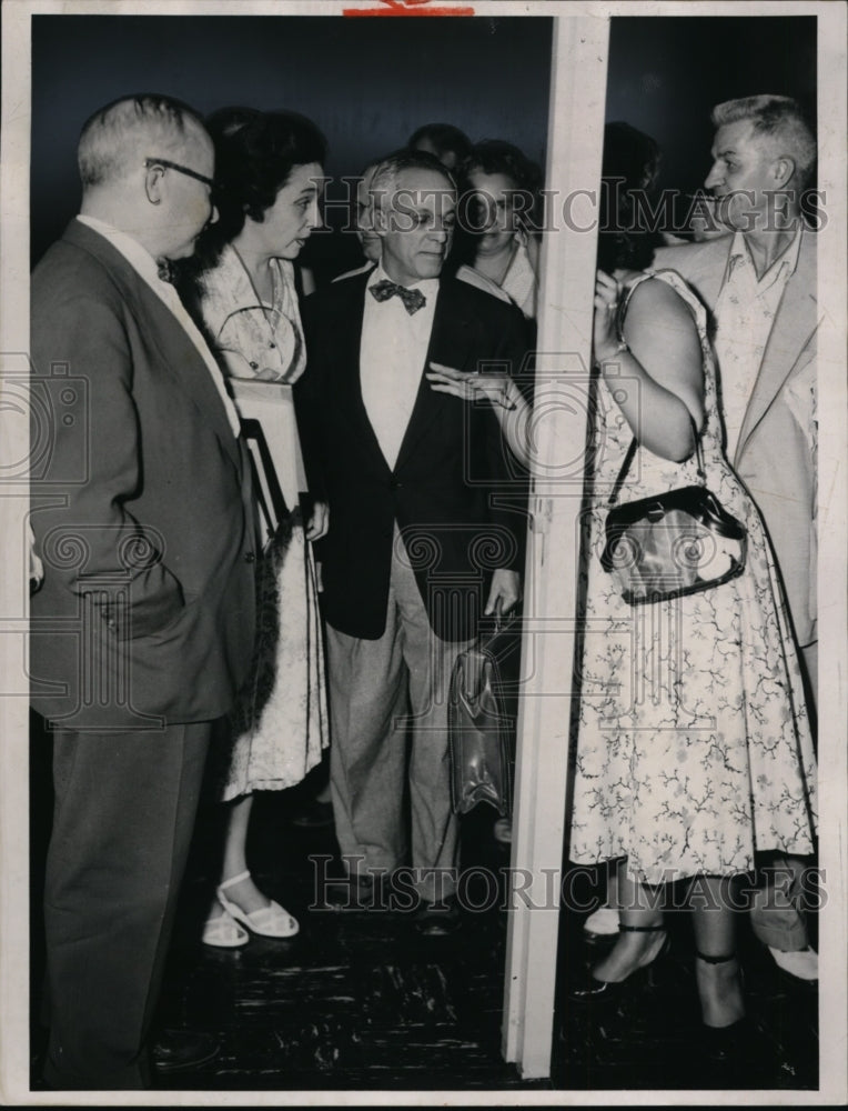 1954 Press Photo Dr. Sam Gerber-Sheppard murder case trial hearing - cvb09786 - Historic Images