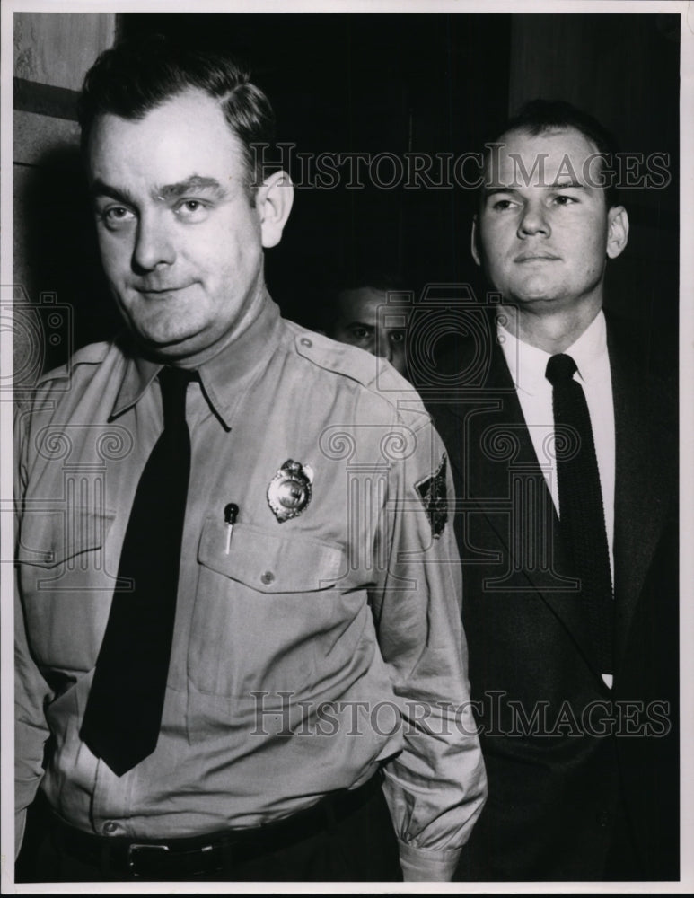 1955 Press Photo Dr. Sam Sheppard and James Kilroy - cvb09796 - Historic Images