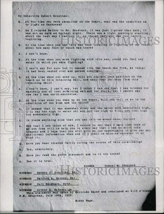 1954 Press Photo Dr. Sam Sheppard, Murder Case - cvb09824-Historic Images
