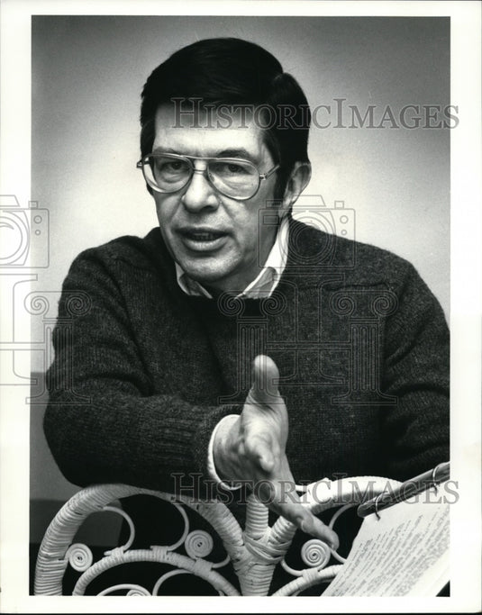 1987 Press Photo Jim Damico, Playwright of Number 76 - cvb09865 - Historic Images