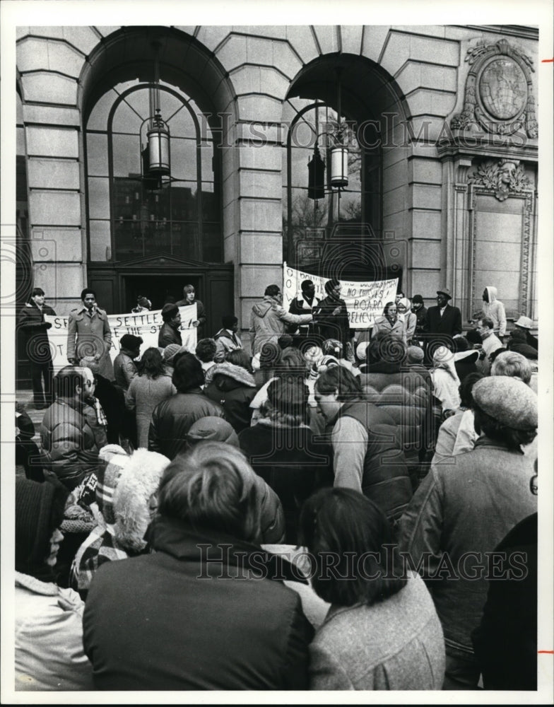 1979 Press Photo Demonstration PD of Education - cvb09891-Historic Images
